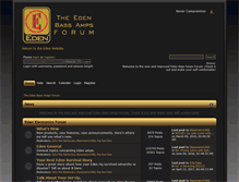 Tablet Screenshot of edenampsforum.com
